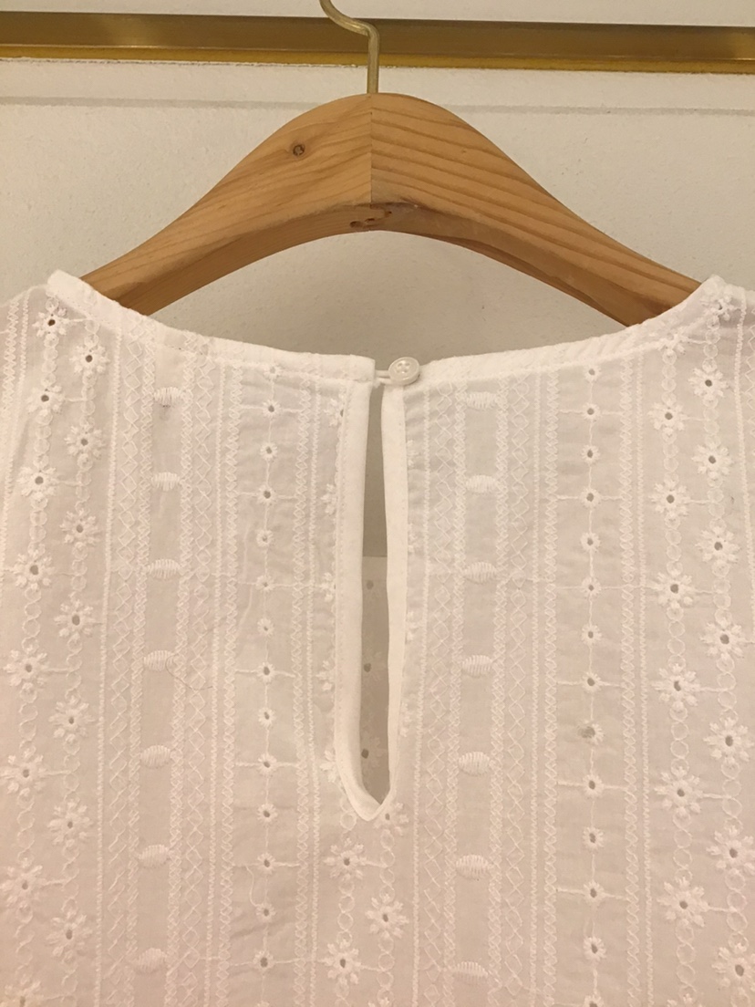LAUNDRY韓國直郵女士新品人氣25春夏推薦職業襯衫蕾絲衫刺繡LAUNDRY襯衫/蕾絲衫