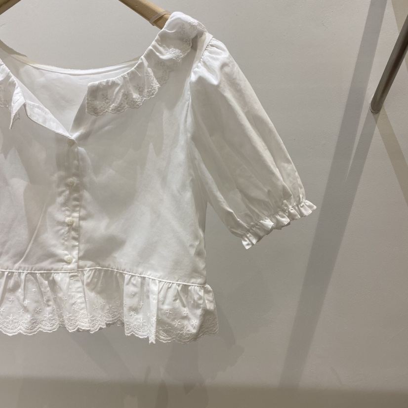 SILVER東大門代購女裝新款熱賣25春夏職業推薦真品襯衫蕾絲衫SILVER襯衫/蕾絲衫