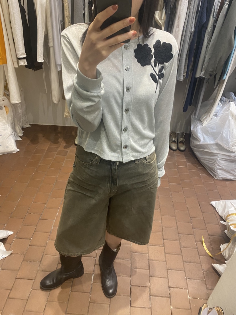 SILVER東大門實拍女士新品25春夏熱賣時尚人氣職業休閑長袖T恤SILVER長袖T恤