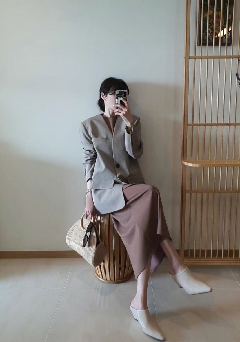 GENTLE B韓國代購女士新品時尚人氣25春夏熱賣推薦職業長裙GENTLE B長裙