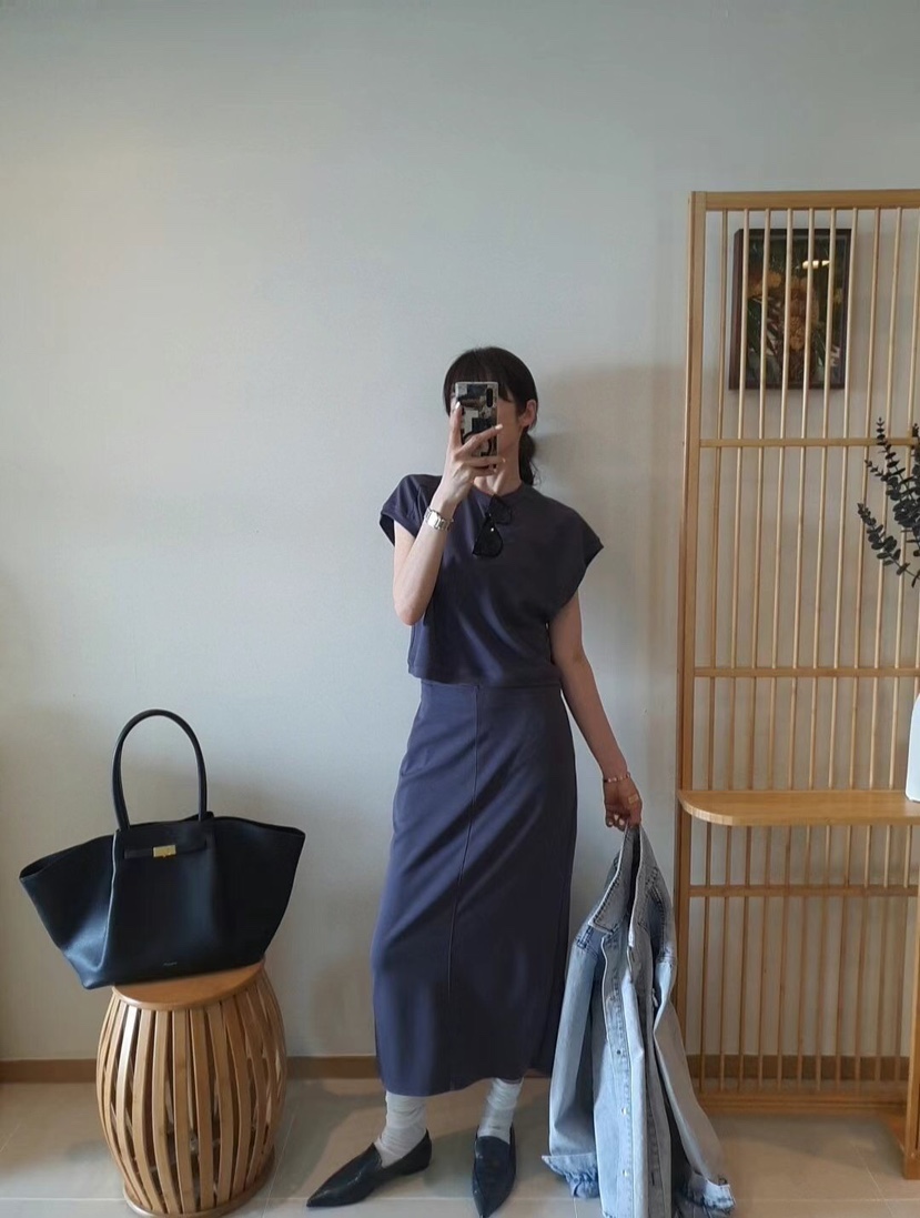 GENTLE B韓國代購女士新品時尚人氣25春夏熱賣推薦職業長裙GENTLE B長裙圖色2