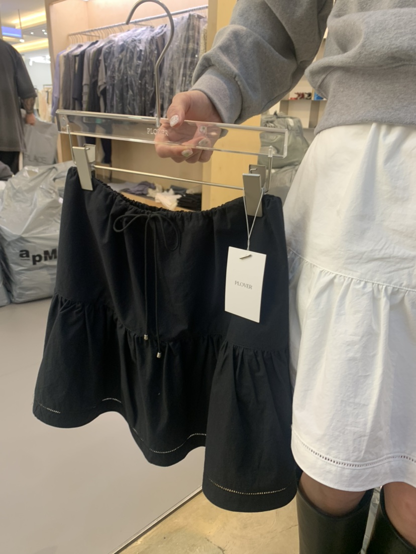 PLOVER韓國直郵㊣女裝新品推薦熱賣人氣25春夏休閑時尚短裙PLO_VER短裙圖色2