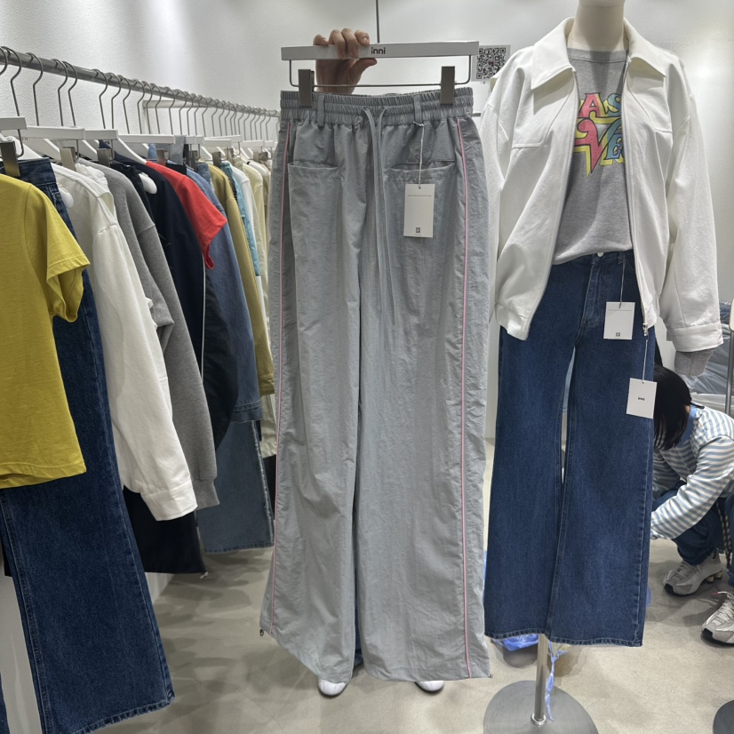 INNI韓國㊣直郵東大門代購女裝新品人氣熱賣職業25春夏休閑褲inni休閑褲圖色3