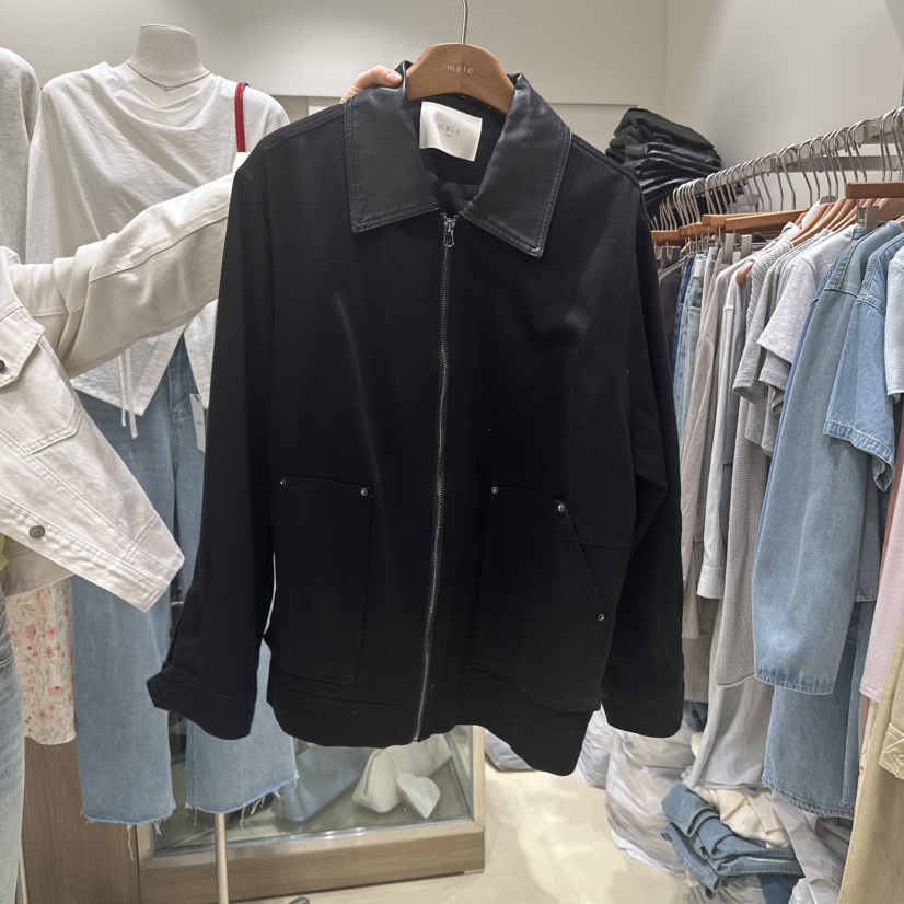 MELO韓國直郵㊣東大門實拍女裝新品休閑25春夏時尚熱賣夾克MELO夾克