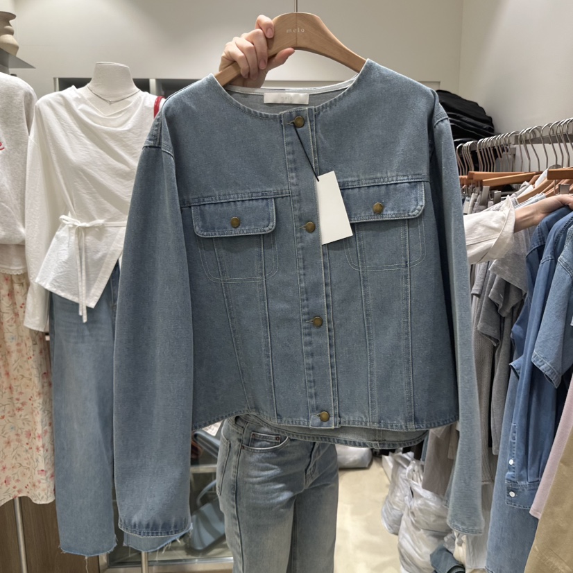 MELO韓國㊣直郵東大門代購女裝新品推薦休閑職業25春夏夾克MELO夾克圖色1