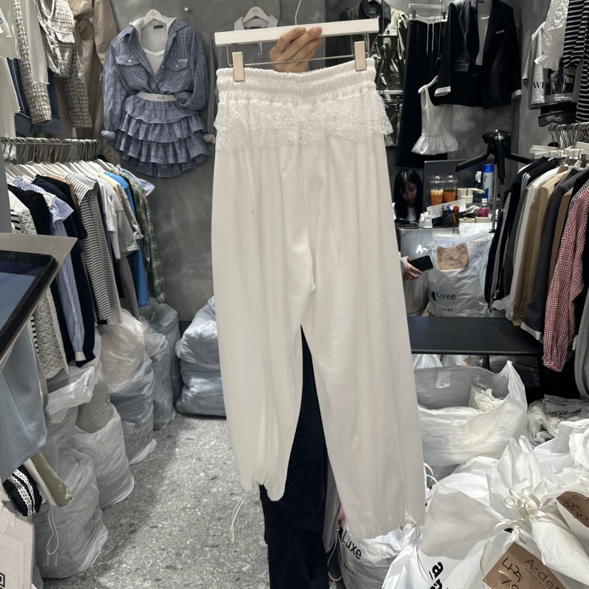 A-DEL韓國㊣直郵東大門代購女裝新款25春夏人氣推薦休閑褲MINIQUEENS休閑褲