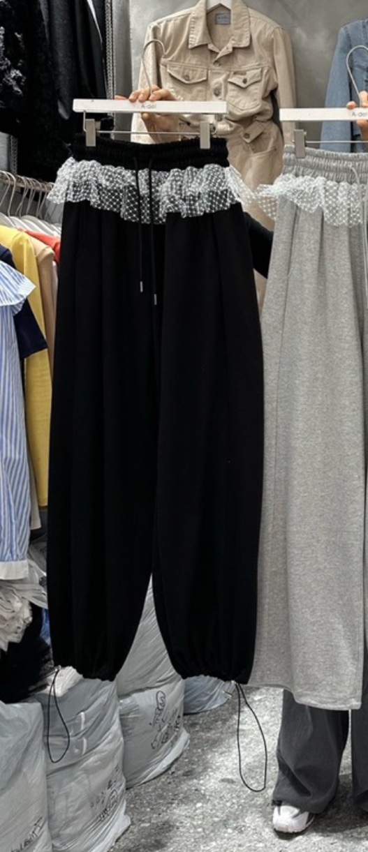 A-DEL韓國㊣直郵東大門代購女裝新款25春夏人氣推薦休閑褲MINIQUEENS休閑褲圖色4