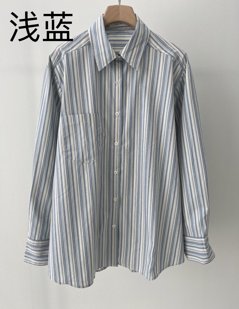 AURA韓國㊣直郵東大門代購女裝新品職業休閑時尚襯衫蕾絲衫Au ra襯衫/蕾絲衫