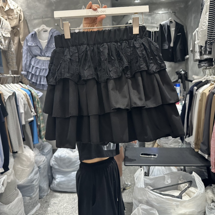 A-DEL韓國直郵㊣東大門實拍女裝新款25春夏推薦休閑熱賣短裙A-DEL短裙