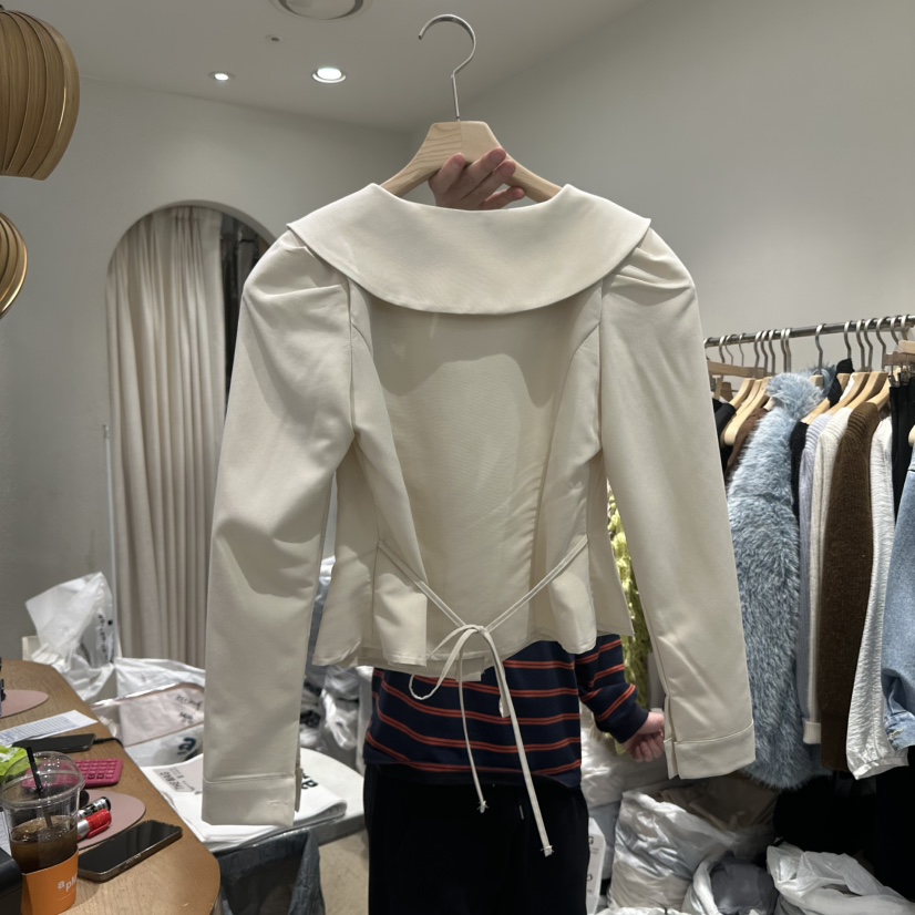 MAGNOLIA36-L直郵韓國代購㊣女裝新品職業休閑人氣襯衫蕾絲衫MAGNOLIA36-L襯衫/蕾絲衫