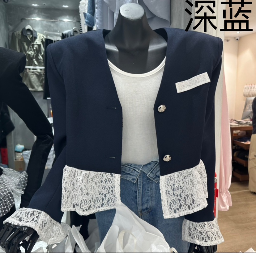 A-DEL韓國直郵㊣女裝新品推薦休閑人氣職業熱賣25春夏夾克A-DEL夾克圖色2