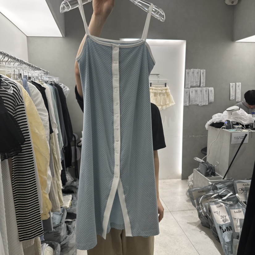 ANDE韓國直郵㊣東大門實拍女裝新品熱賣25春夏休閑職業連衣裙ANDE連衣裙圖色2