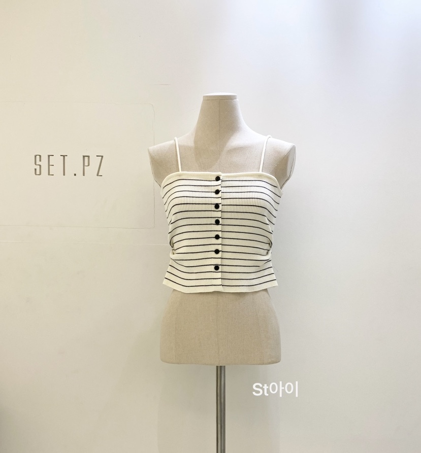 SETPLATZ韓國直郵㊣東大門實拍女裝新款人氣休閑時尚吊帶背心CENTO吊帶/背心圖色1