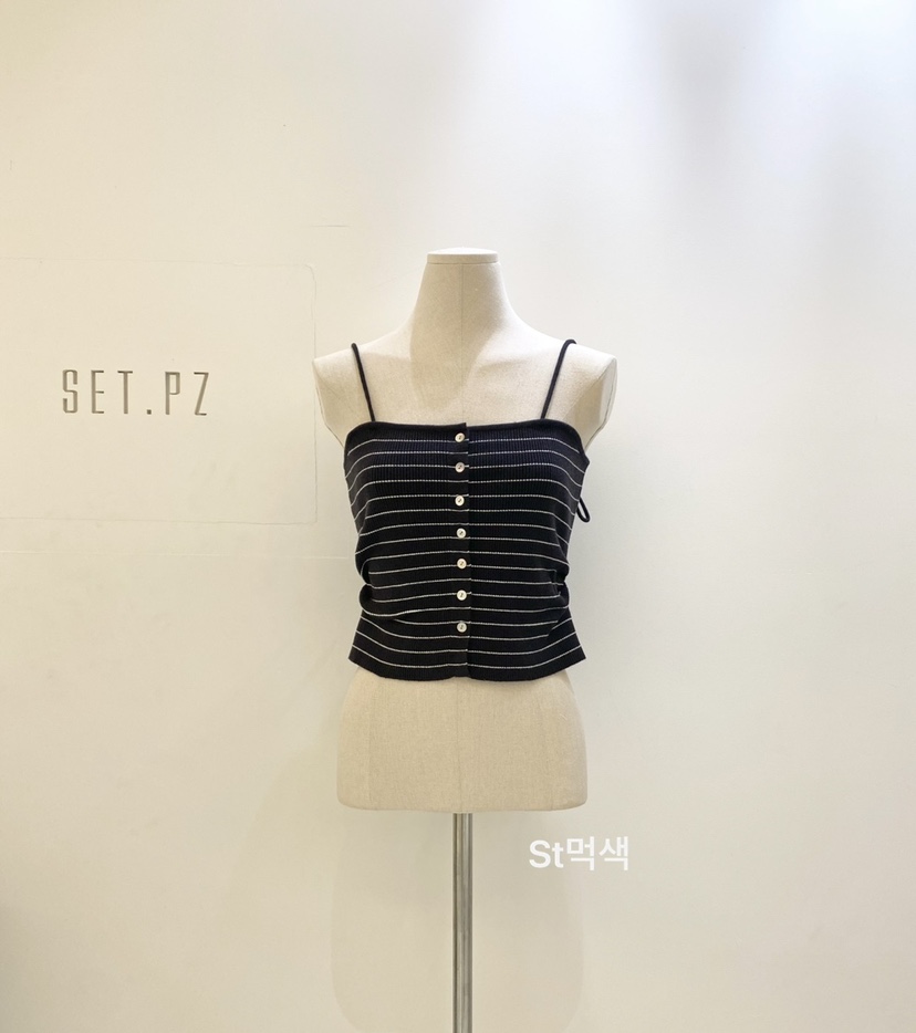 SETPLATZ韓國直郵㊣東大門實拍女裝新款人氣休閑時尚吊帶背心CENTO吊帶/背心圖色2