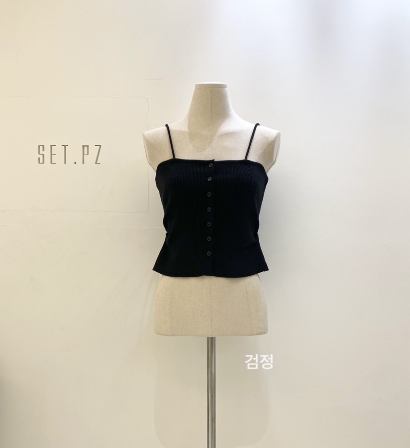 SETPLATZ韓國直郵㊣東大門實拍女裝新款人氣休閑時尚吊帶背心CENTO吊帶/背心圖色4