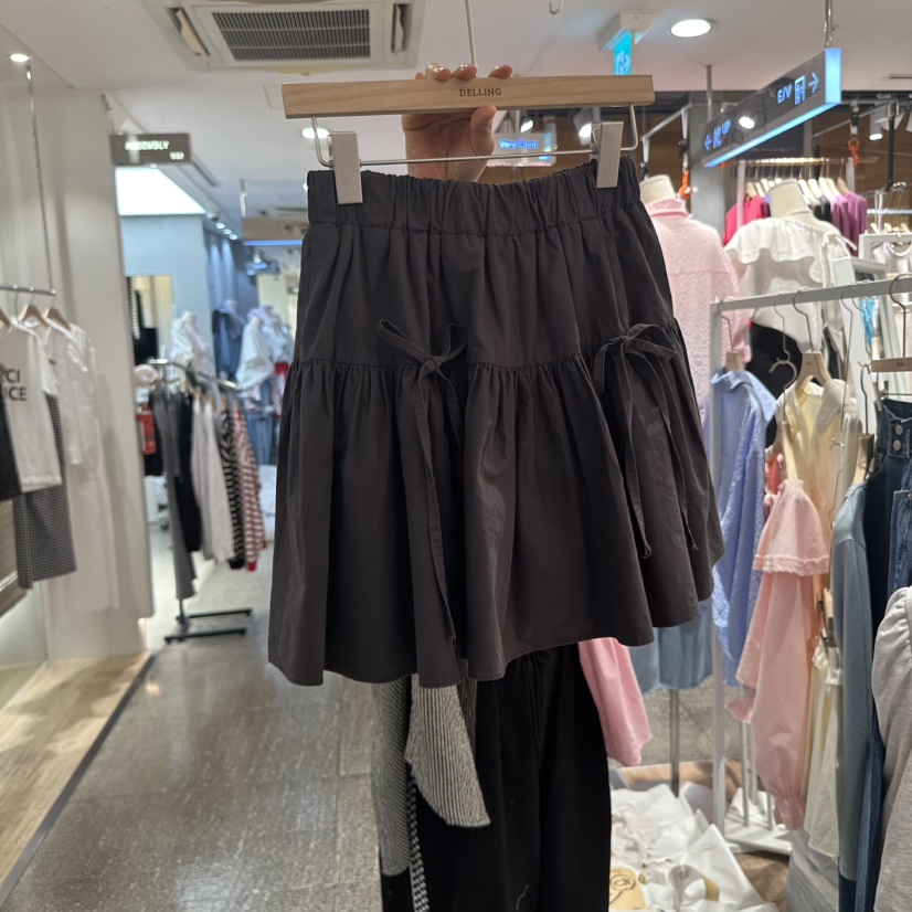 DELLING韓國直郵㊣女裝新款25春夏推薦熱賣休閑時尚職業短裙DELLING短裙圖色2