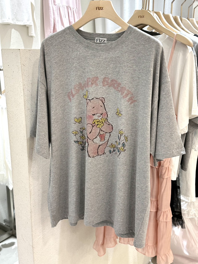 FIZZ直郵韓國代購㊣女裝新品時尚熱賣推薦人氣25春夏休閑T恤FIZZT恤圖色3