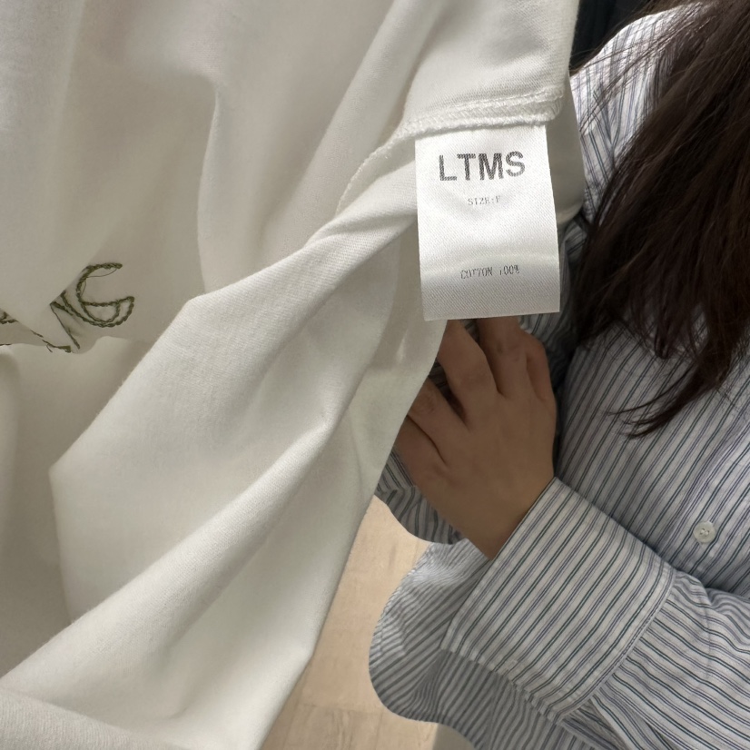 LTMS韓國㊣直郵東大門代購女裝新款時尚休閑25春夏熱賣職業T恤LTMST恤