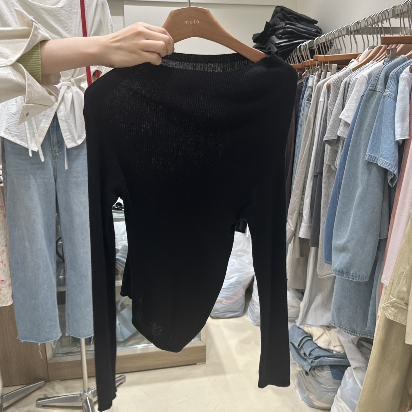 MELO韓國直郵㊣女裝新款推薦人氣職業25春夏熱賣休閑針織衫MELO針織衫圖色3