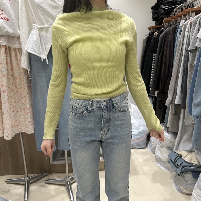 MELO韓國直郵㊣女裝新款推薦人氣職業25春夏熱賣休閑針織衫MELO針織衫圖色4