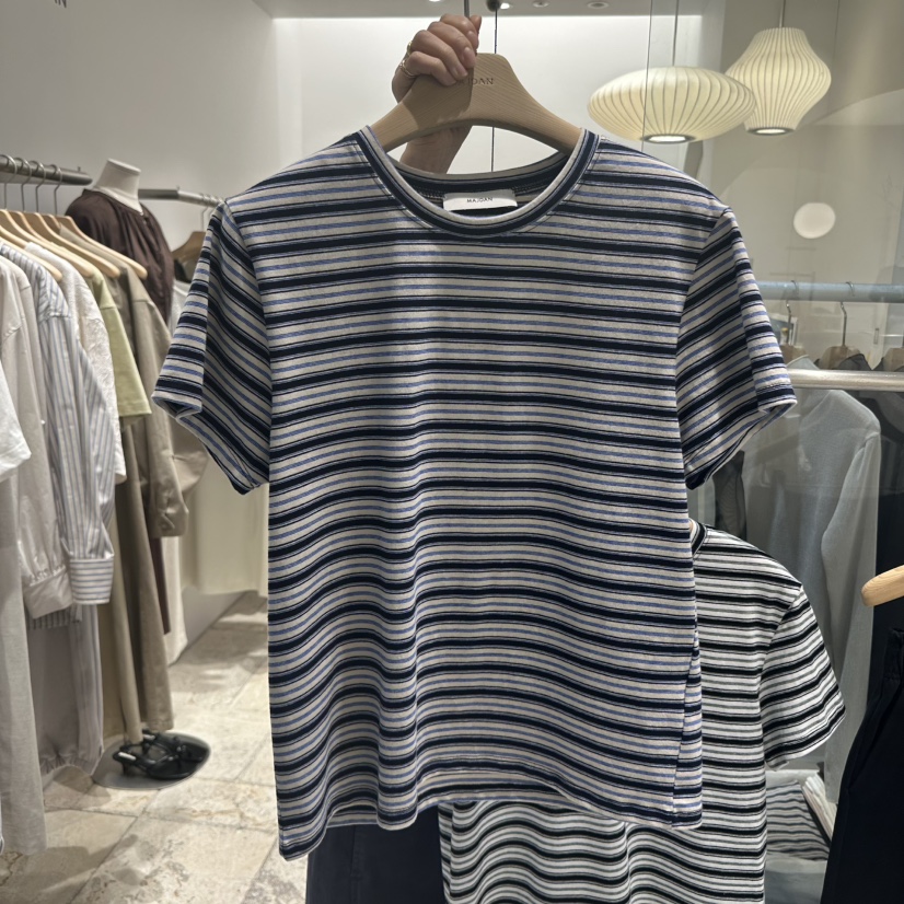 MAJDAN韓國㊣直郵東大門代購女裝新品時尚人氣25春夏休閑T恤MAJDANT恤圖色2