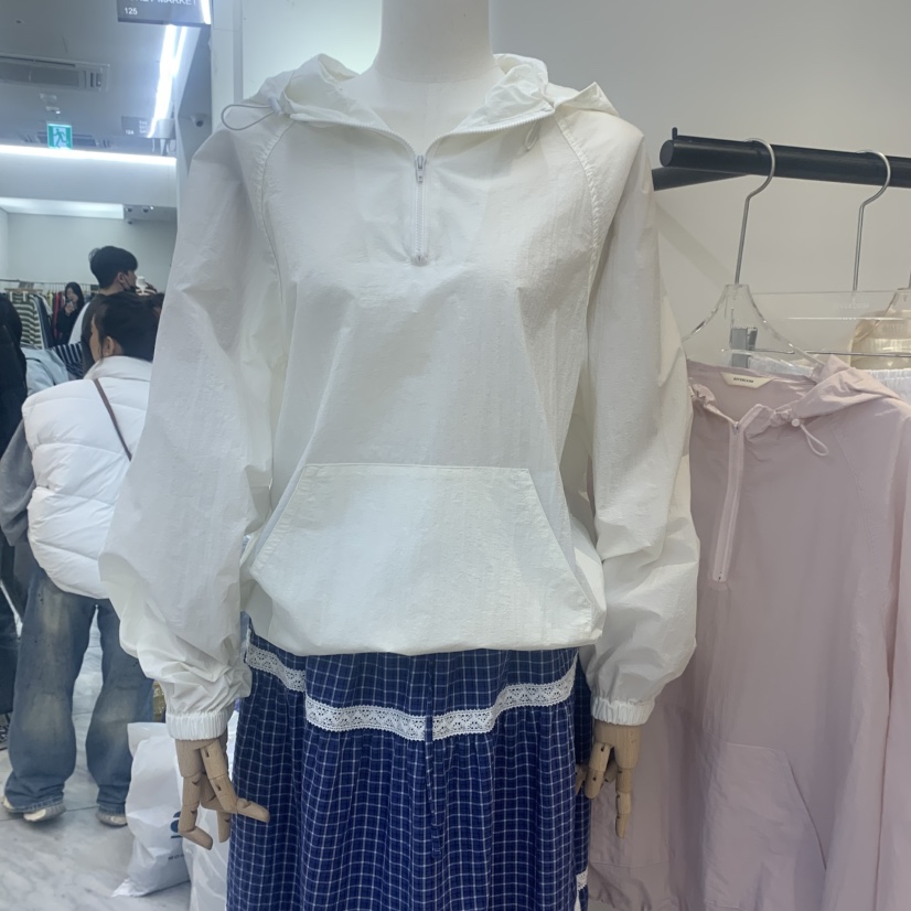 RIVEROOM韓國㊣直郵東大門代購女裝新款熱賣推薦職業夾克連帽RIVEROOM夾克圖色2