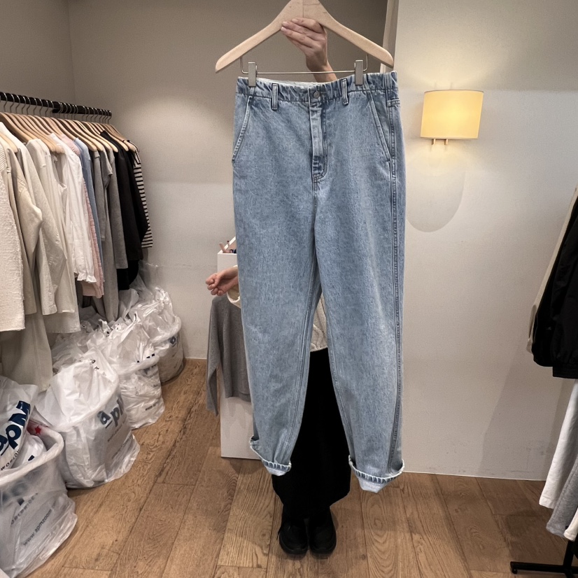 JINSIM直郵韓國代購㊣女裝新款推薦熱賣人氣時尚職業牛仔褲JINSIM牛仔褲