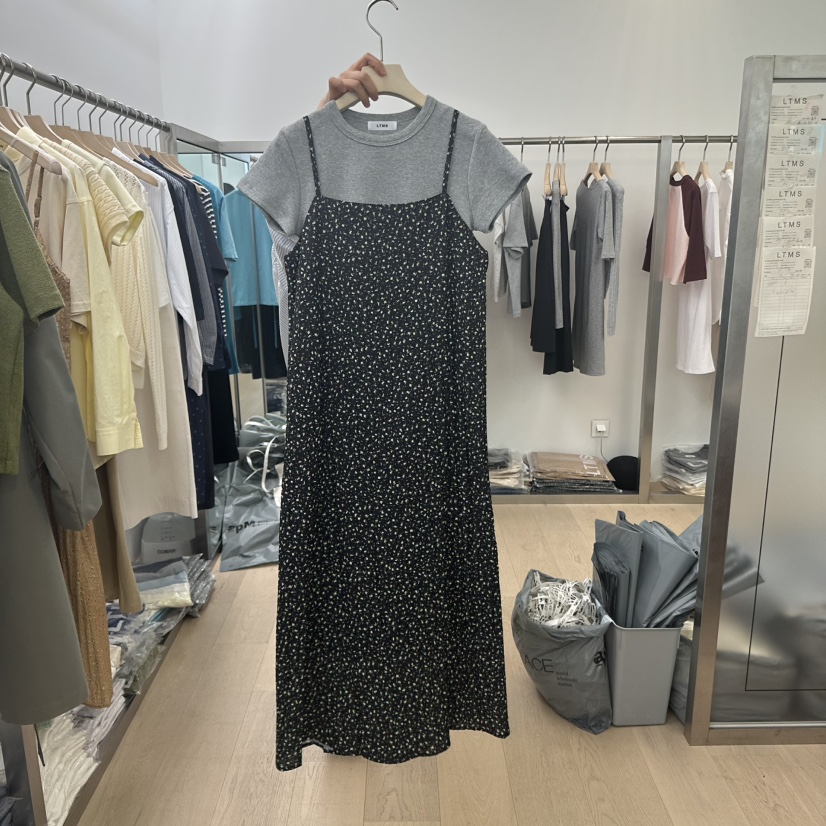LTMS韓國直郵㊣東大門實拍女裝新品休閑時尚連衣裙不含內搭LTMS連衣裙