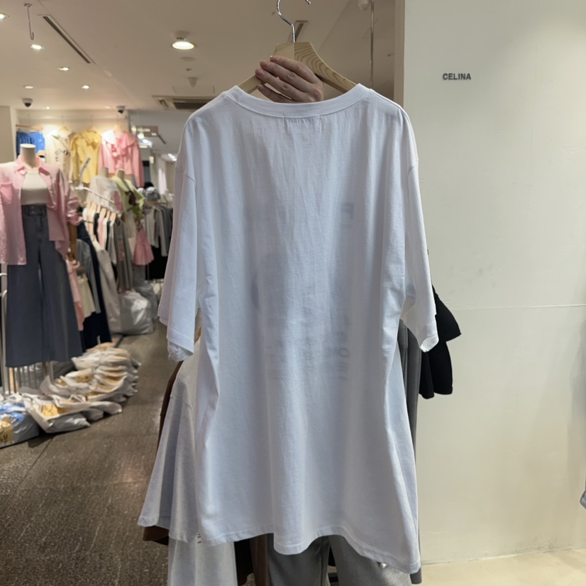CELINA韓國㊣直郵東大門代購女裝新品人氣25春夏熱賣休閑T恤CELI_NAT恤