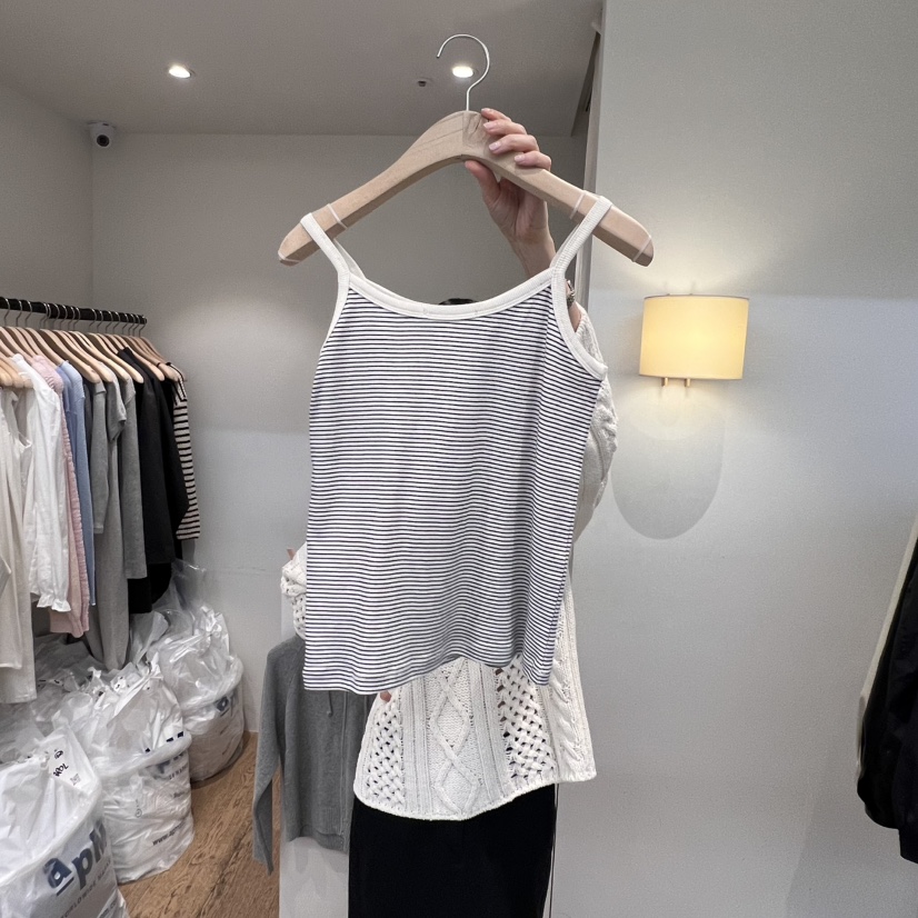 JINSIM直郵韓國代購㊣女裝新款人氣時尚25春夏推薦吊帶背心JINSIM吊帶/背心