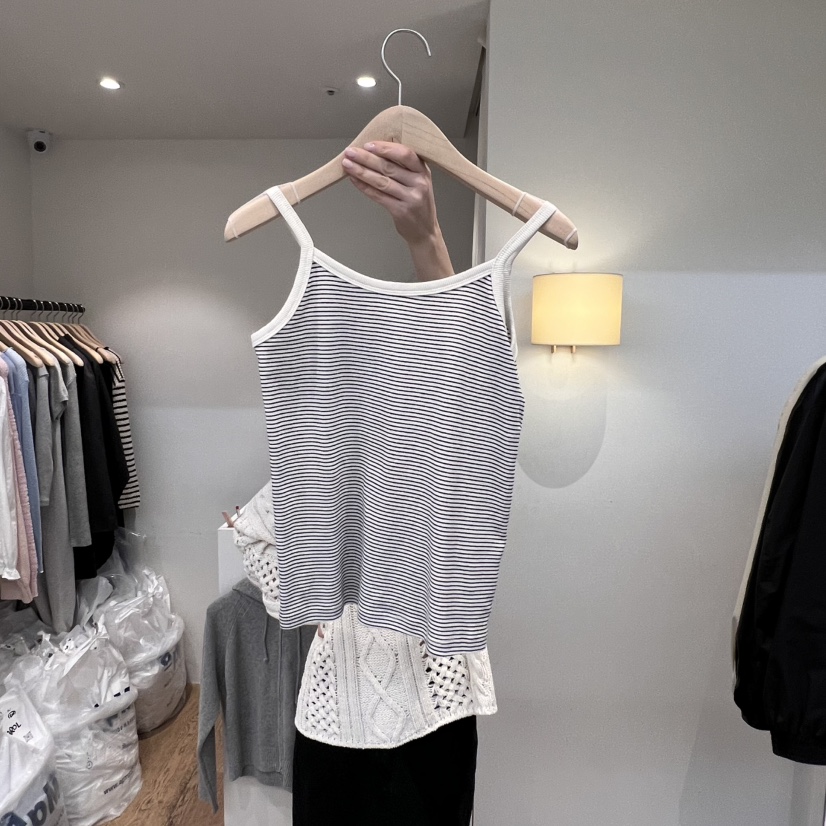 JINSIM直郵韓國代購㊣女裝新款人氣時尚25春夏推薦吊帶背心JINSIM吊帶/背心圖色1