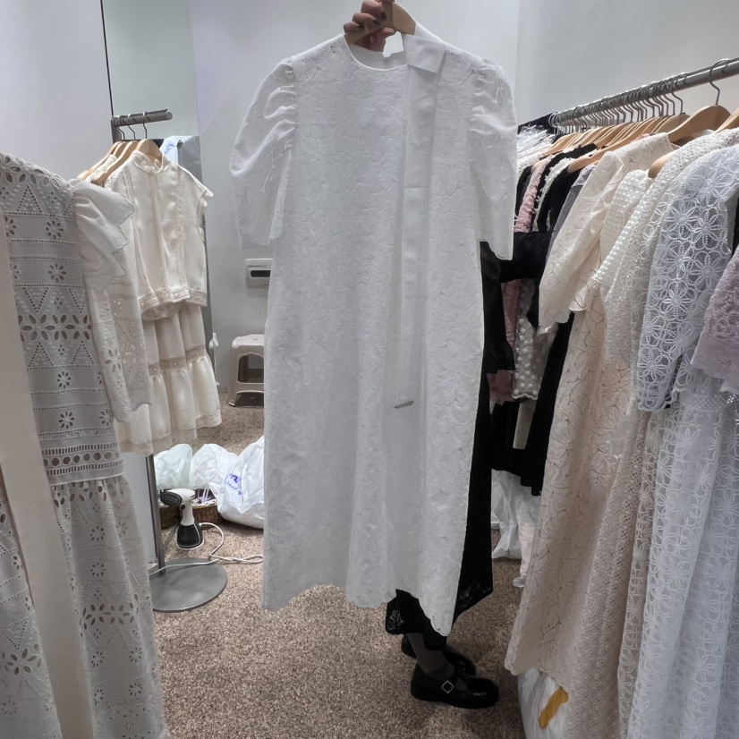 A韓國直郵㊣女裝新款熱賣休閑時尚人氣25春夏推薦連衣裙含腰帶A STORE連衣裙圖色2