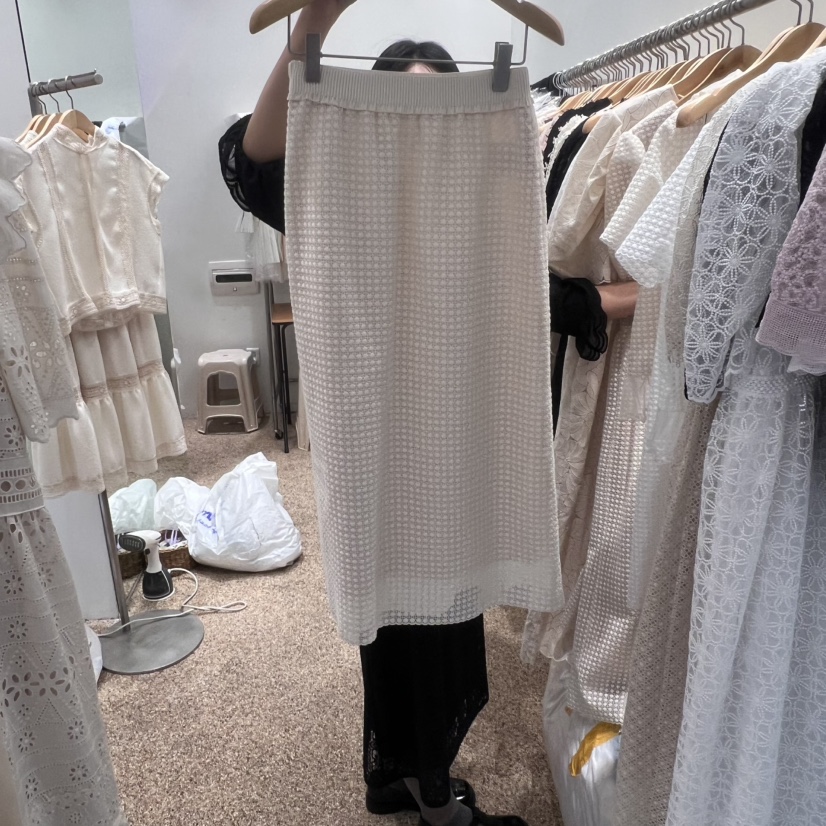 A直郵韓國代購㊣女裝新款25春夏時尚休閑熱賣人氣半身裙中短裙A STORE半身裙/中短裙