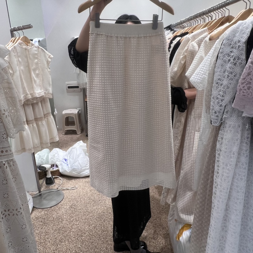 A直郵韓國代購㊣女裝新款25春夏時尚休閑熱賣人氣半身裙中短裙A STORE半身裙/中短裙圖色2