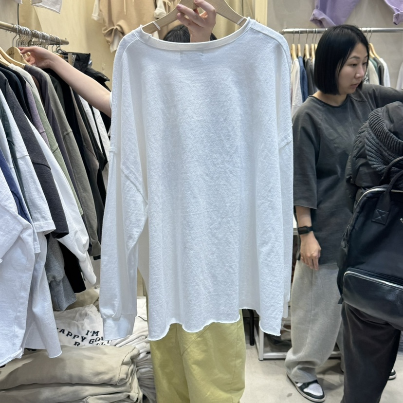 REPLAY韓國直郵㊣女裝新款熱賣25春夏人氣時尚休閑職業長袖T恤REPLAY長袖T恤
