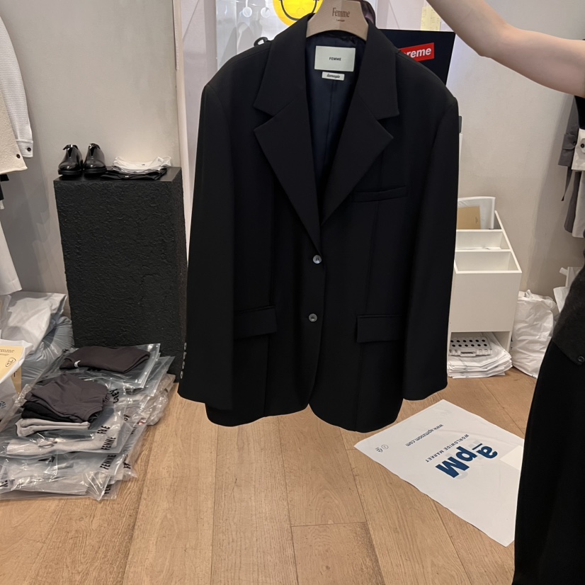 LA MAGIE FEMME韓國㊣直郵東大門代購女裝新品25春夏夾克Lamagie Femme夾克圖色3