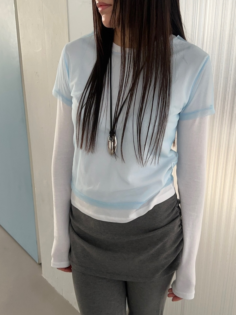 ACME韓國㊣直郵東大門代購女裝新款熱賣25春夏人氣休閑長袖T恤ACME長袖T恤