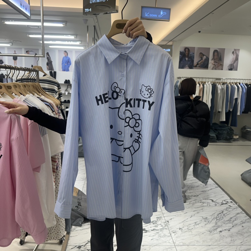 FORMING-P韓國直郵㊣東大門實拍女裝新品人氣時尚襯衫蕾絲衫FORMING襯衫/蕾絲衫圖色2