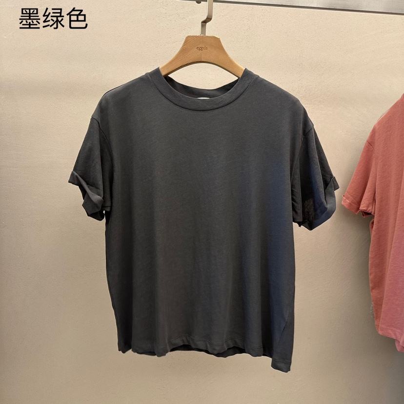 EGG韓國直郵㊣女裝新款時尚休閑熱賣人氣推薦職業25春夏T恤EGG-訂貨周期長T恤圖色3