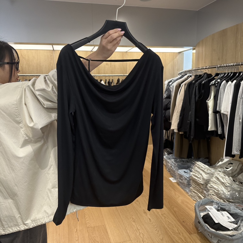 LEFANCY直郵韓國代購㊣女裝新品熱賣休閑職業推薦時尚長袖T恤LEFANCY長袖T恤圖色2