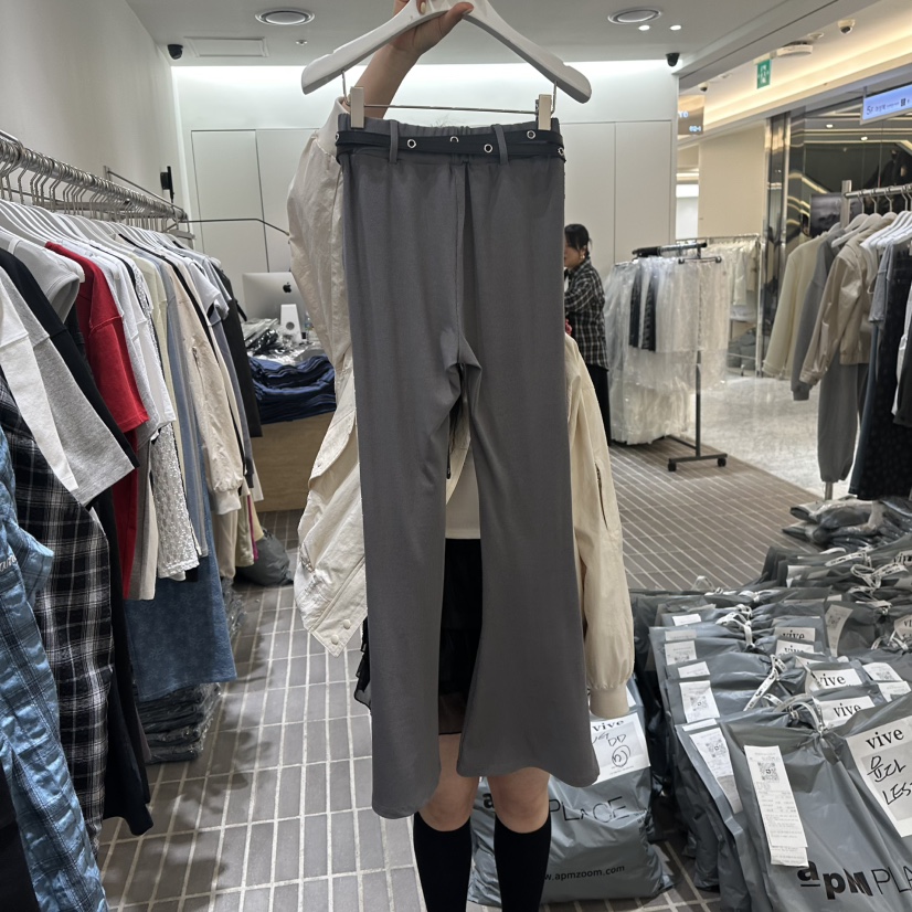VIVE韓國㊣直郵東大門代購女裝新品熱賣時尚25春夏人氣休閑褲VIVE休閑褲