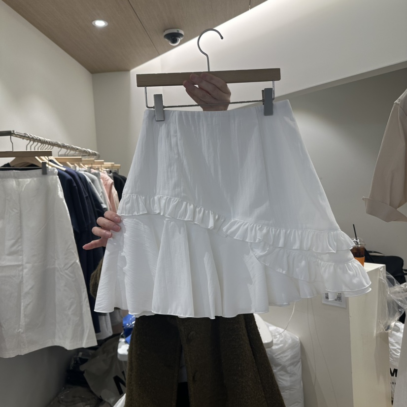 MARANT韓國㊣直郵東大門代購女裝新款熱賣職業推薦短裙荷葉邊MARANT短裙