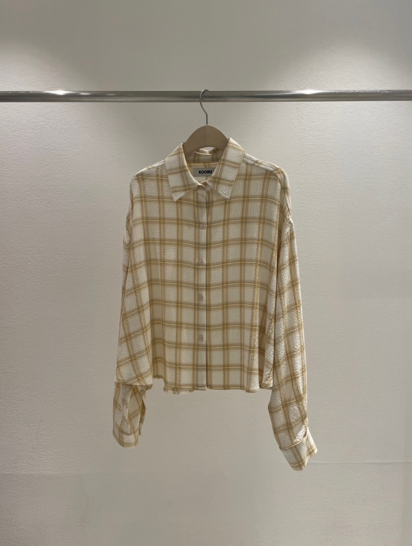 ROOMS SHOP韓國直郵㊣東大門實拍女裝新品休閑熱賣襯衫蕾絲衫ROOMS_SHOP襯衫/蕾絲衫