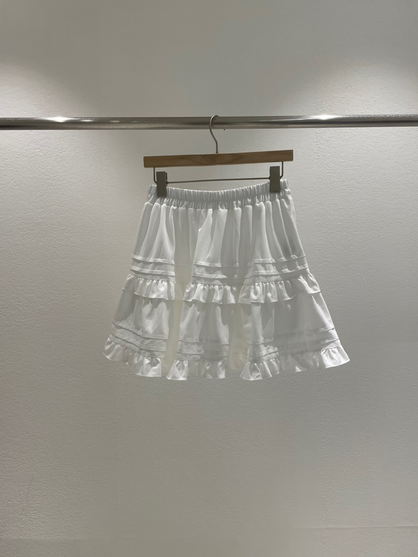 ROOMS SHOP韓國直郵㊣東大門實拍女裝新款職業熱賣短裙褶皺ROOMS_SHOP短裙