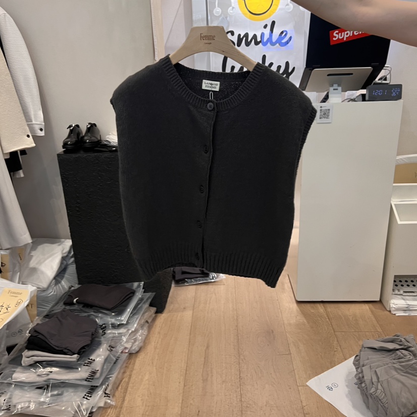 LA MAGIE FEMME韓國㊣直郵東大門代購女裝新品熱賣推薦馬甲Lamagie Femme馬甲圖色3