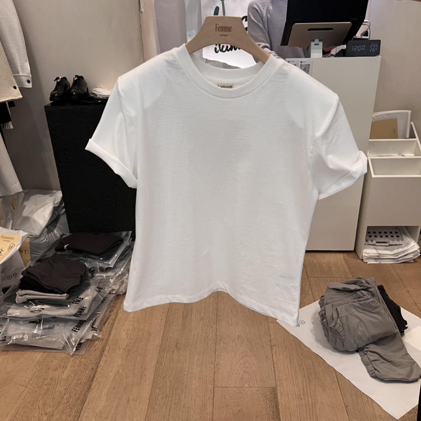 LA MAGIE FEMME韓國直郵㊣東大門實拍女裝新品職業休閑T恤Lamagie FemmeT恤
