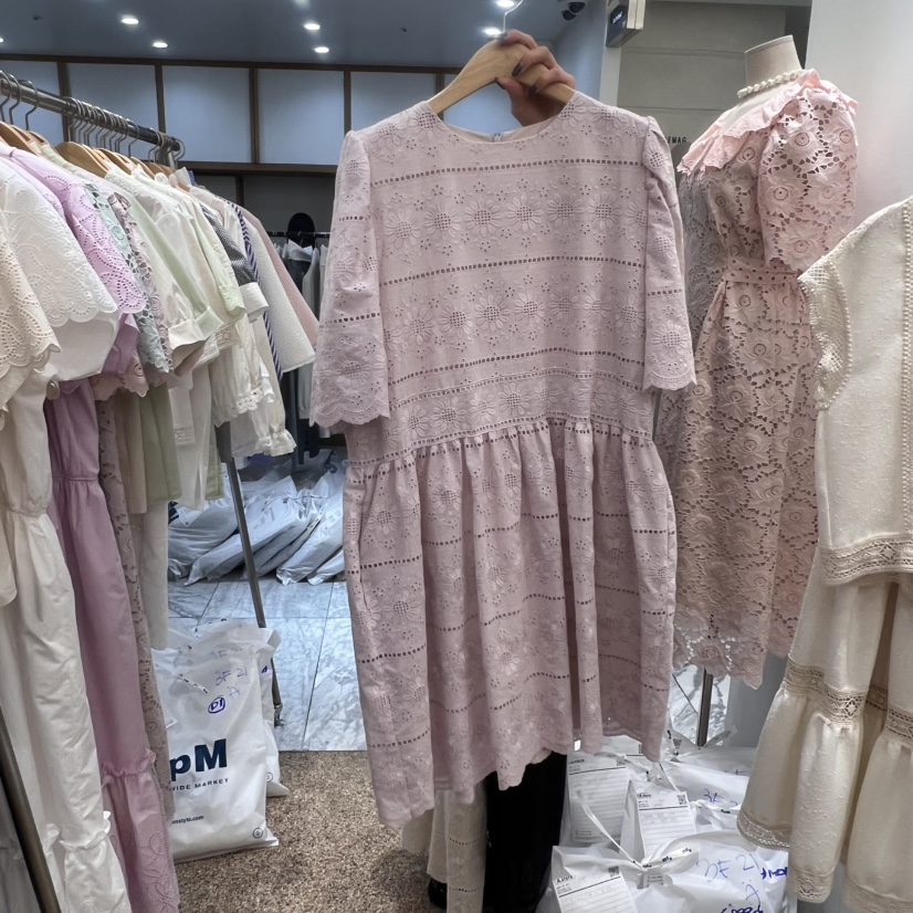 A直郵韓國代購㊣女裝新款推薦休閑人氣職業熱賣25春夏連衣裙A STORE連衣裙圖色3