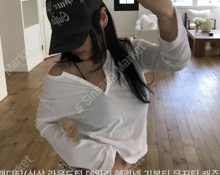 WAVE韓國直郵㊣女裝新款熱賣25春夏推薦人氣休閑時尚長袖T恤WAVE長袖T恤圖色2