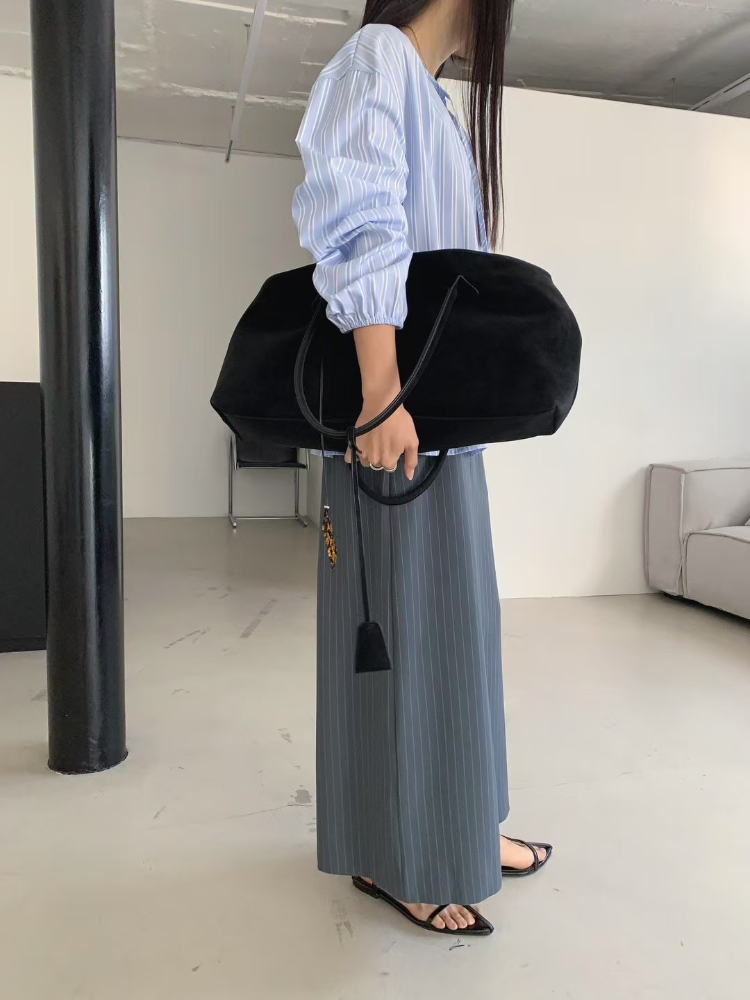 WHERELL韓國㊣直郵東大門代購女裝新款時尚25春夏休閑熱賣長裙GROW-WHERELL長裙