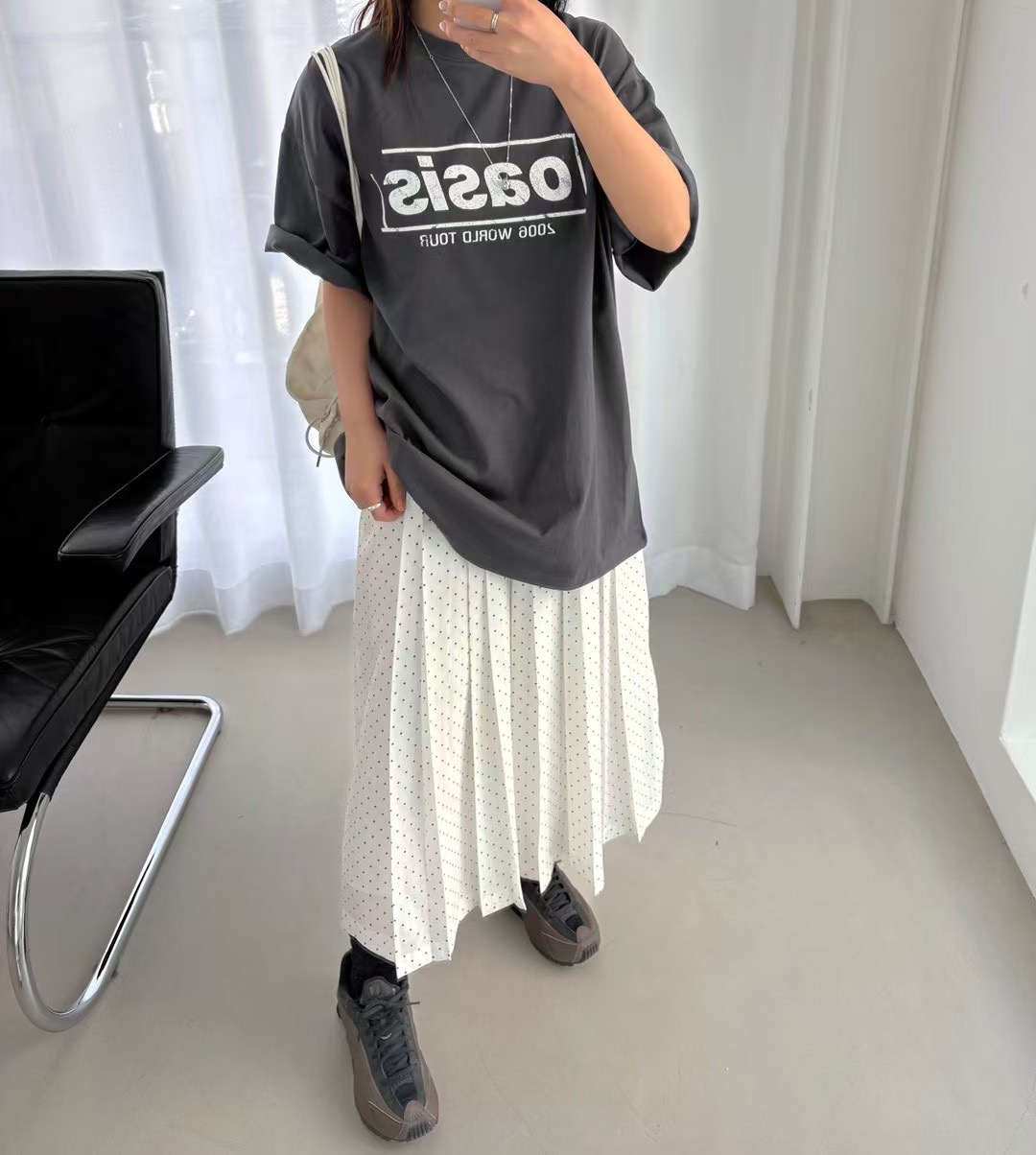 WHERELL直郵韓國代購㊣女裝新品職業休閑推薦時尚熱賣人氣T恤GROW-WHERELLT恤